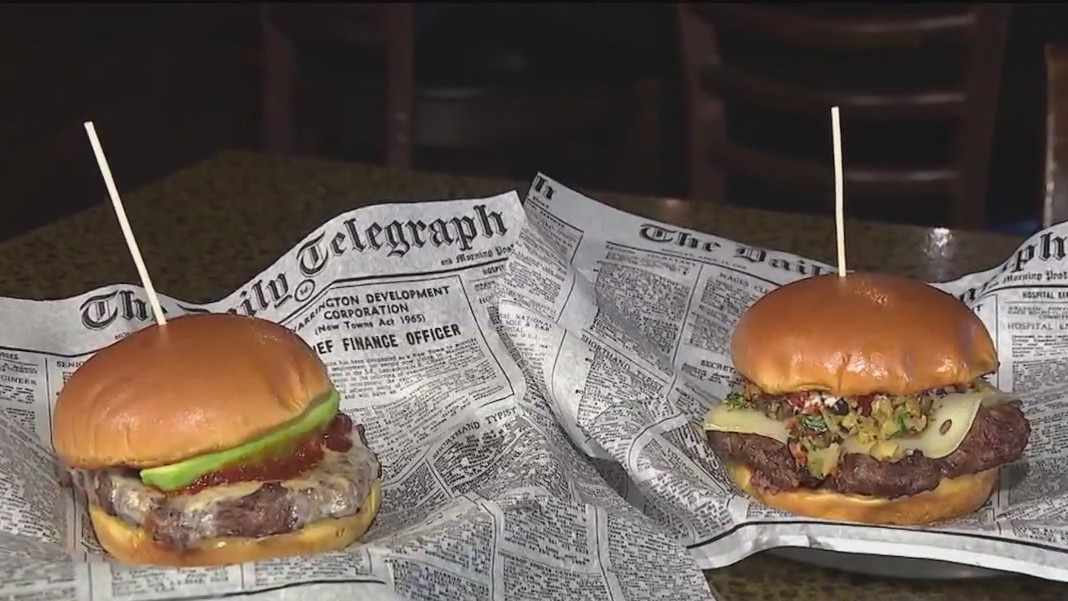 Trying the burger at Atlanta's 'best bar'