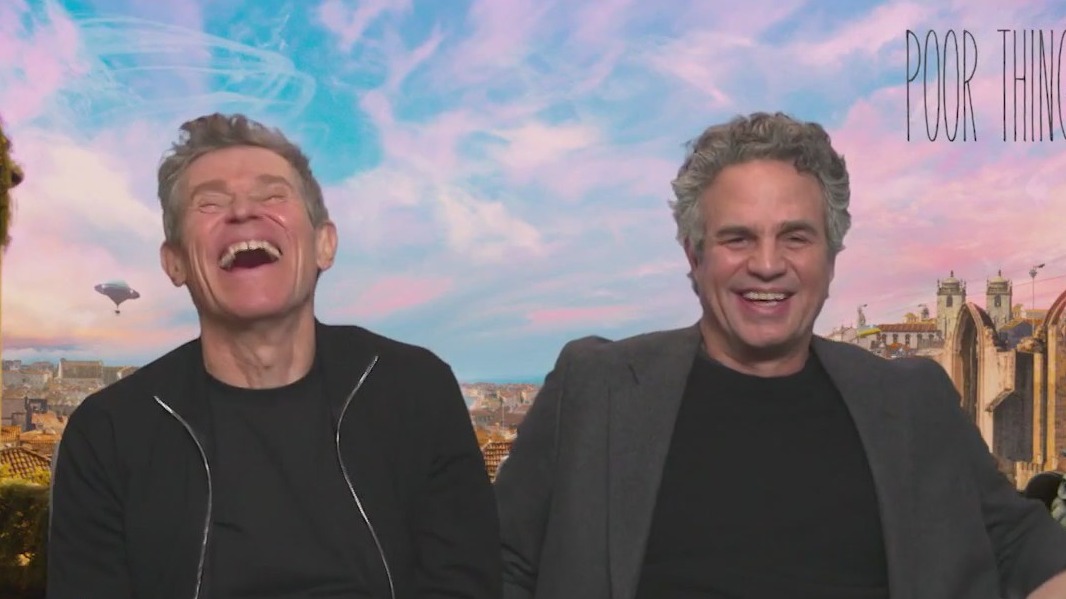 Mark Ruffalo and Willem Dafoe on 'Poor Things'