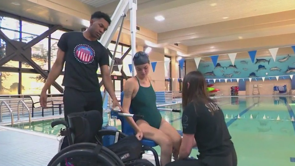 Paralyzed swimmer ready for biggest race of her life