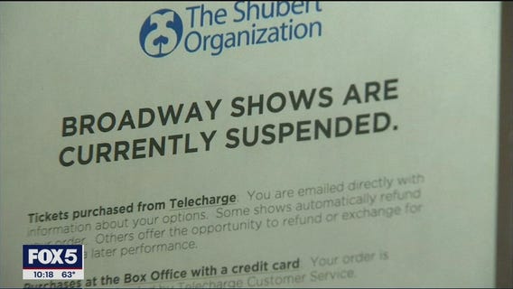 Broadway shutdown extended through May 2021