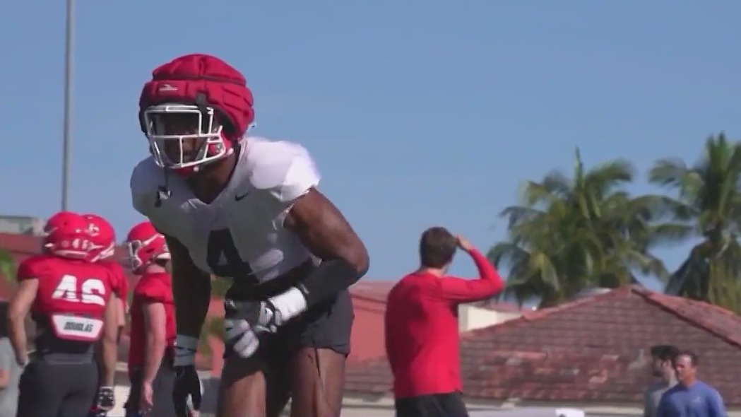 Bulldogs practice in Miami ahead of Orange Bowl