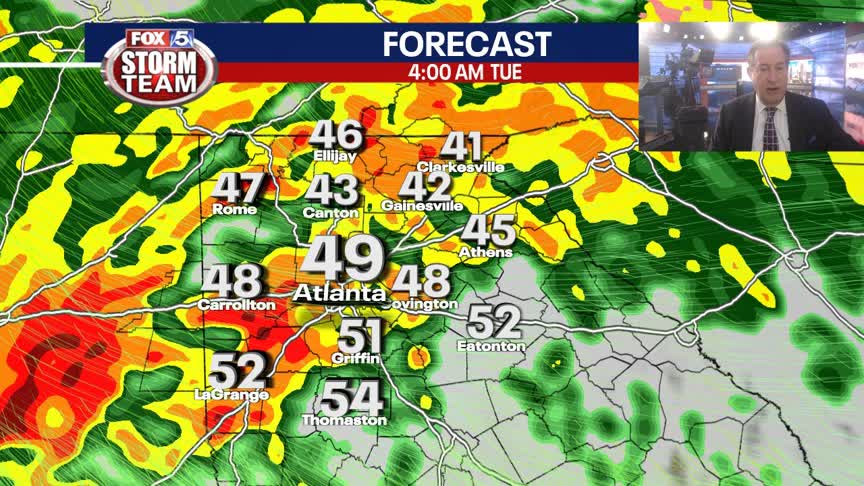 Monday Night Weather Update | FOX 5 Atlanta