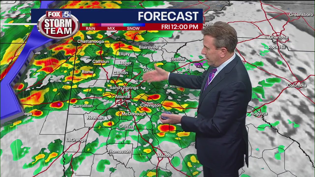 Thursday afternoon forecast | FOX 5 Atlanta