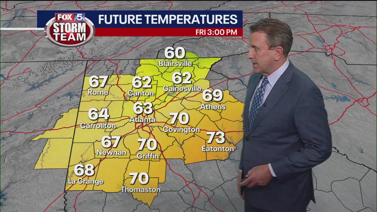 Thursday afternoon forecast | FOX 5 Atlanta