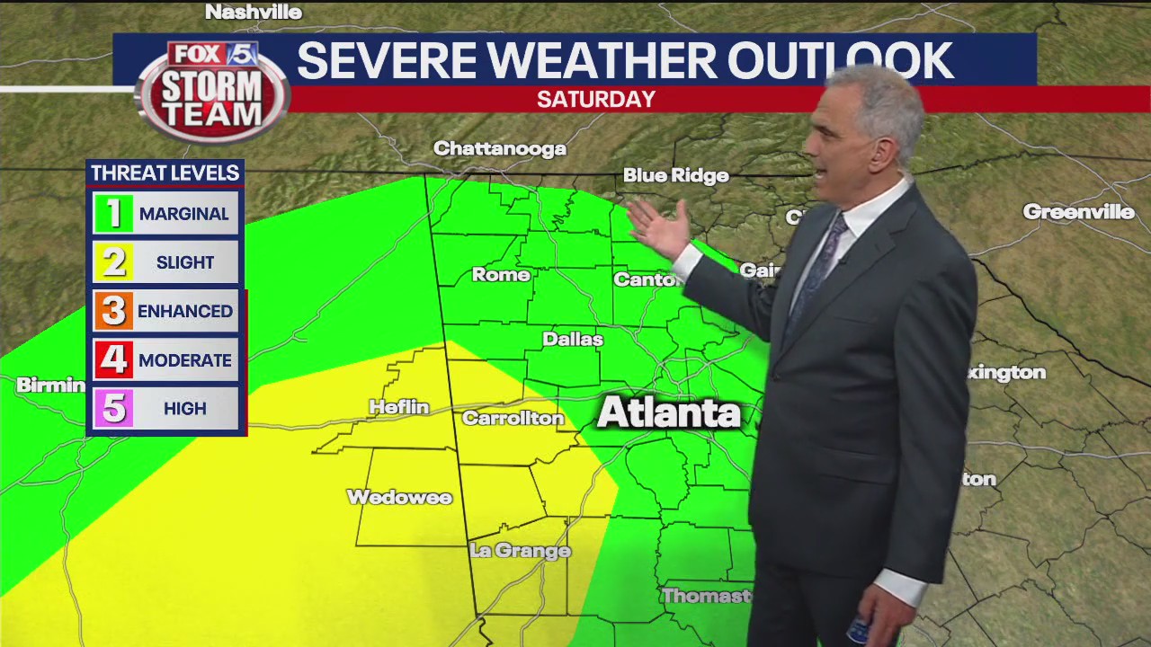Thursday midday weather forecast | FOX 5 Atlanta