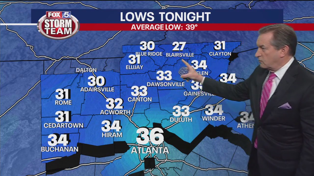 Tuesday evening forecast | FOX 5 Atlanta