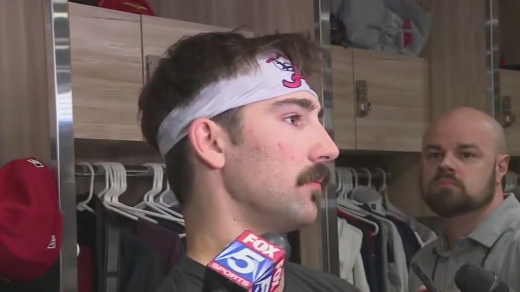 DJ Shockley at spring training