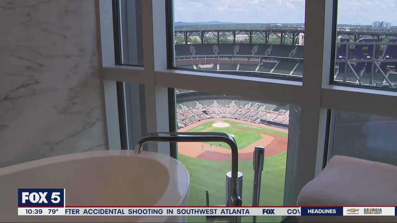 Only Omni guests can catch a glimpse of the 2020 Braves in action