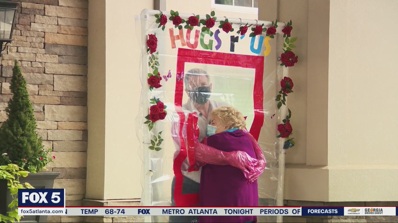 Assisted living facility creates hugging stations