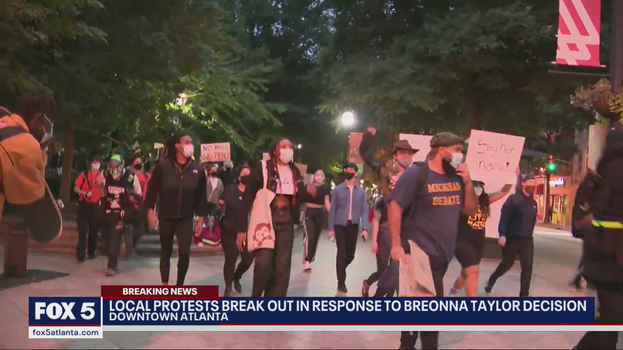 Hannah Riley Atlanta Atlanta protests in solidarity with Louisville | FOX 5 Atlanta