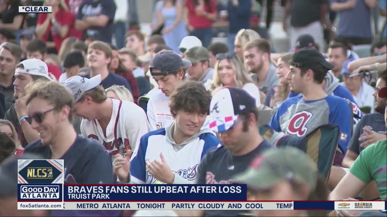 Braves fans still upbeat after loss