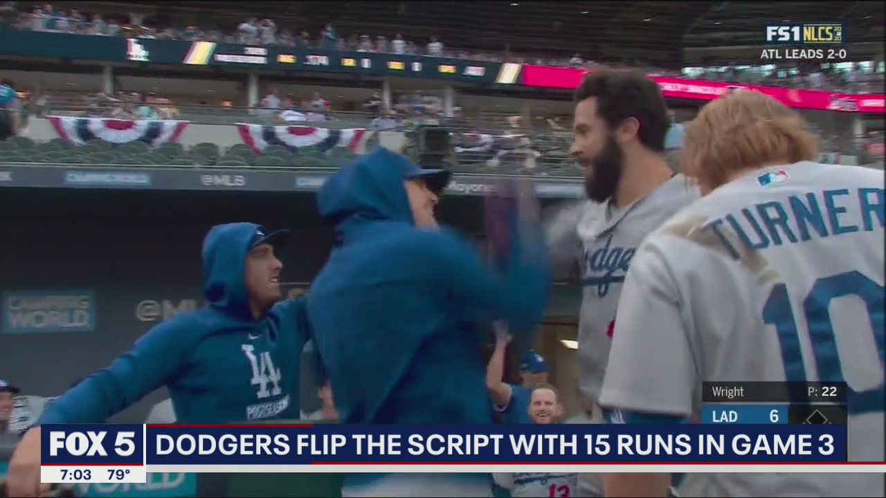 Braves trying to squash Dodgers' Game 3 momentum