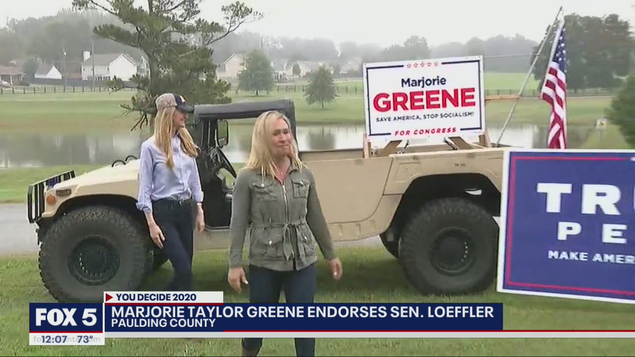 Greene endorses Loeffler for US Senate