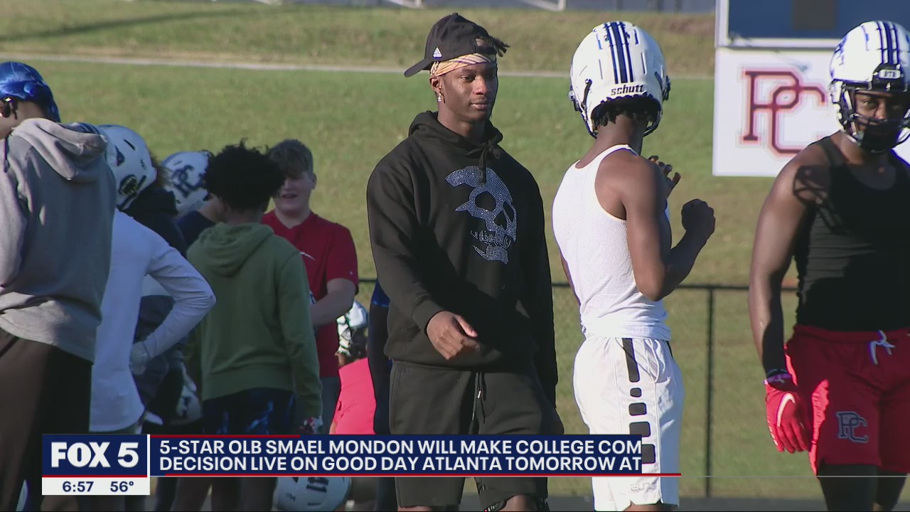 Paulding County 5-star OLB Smael Mondon to make college choice on Good Day Atlanta