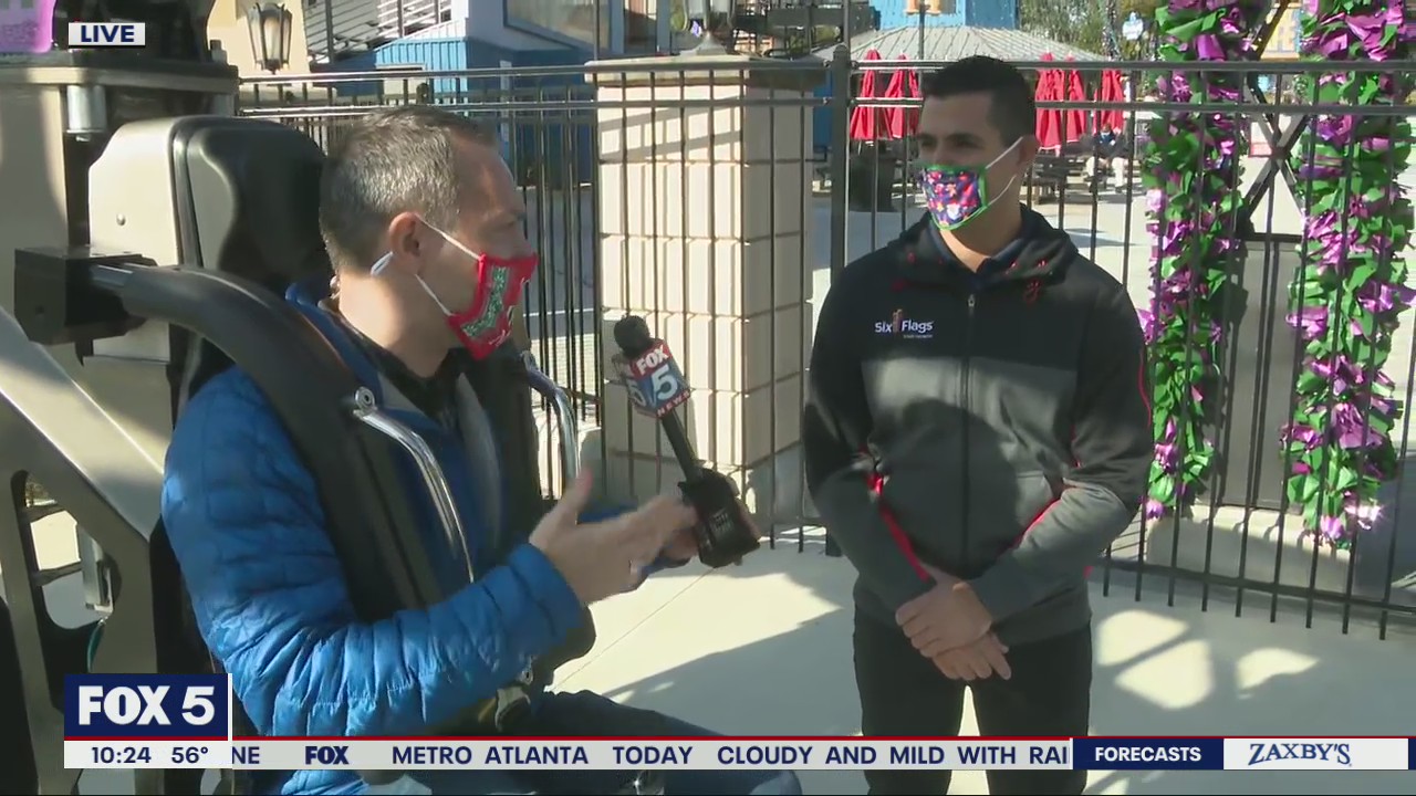 Watch Paul Milliken ride Catwoman Whip at Six Flags Over Georgia