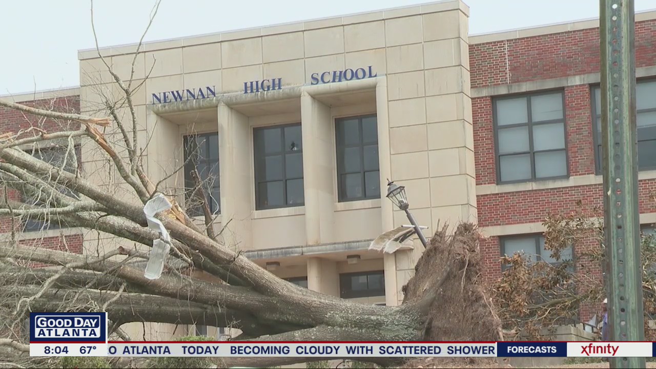 Newnan residents continue cleanup after destructive tornado | FOX 5 Atlanta