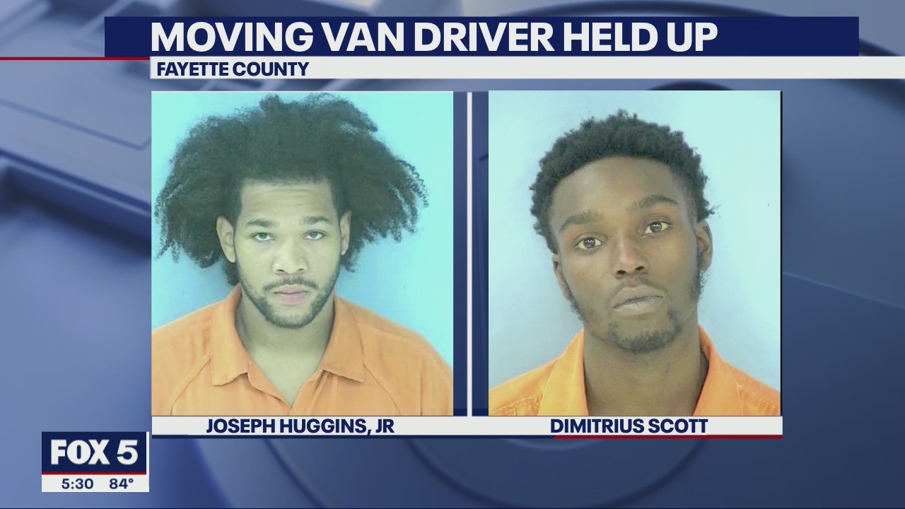 Men arrested after holding up a moving van driver | FOX 5 Atlanta