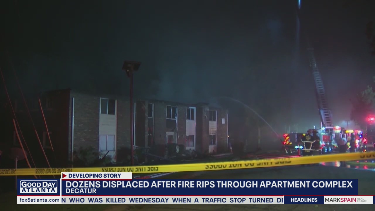 DeKalb County apartment fire displaces dozens | FOX 5 Atlanta