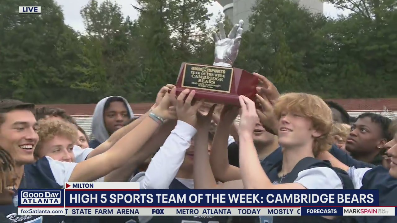 Cambridge High School Bears named High 5 Sports Team of the Week