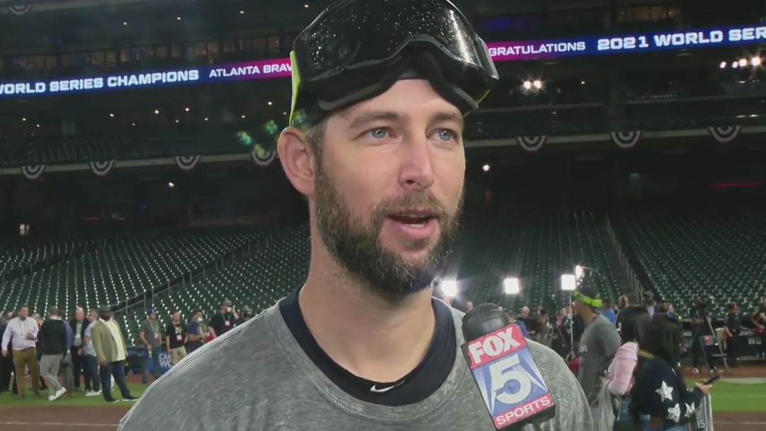 Chris Martin says it is awesome to share World Series win with family