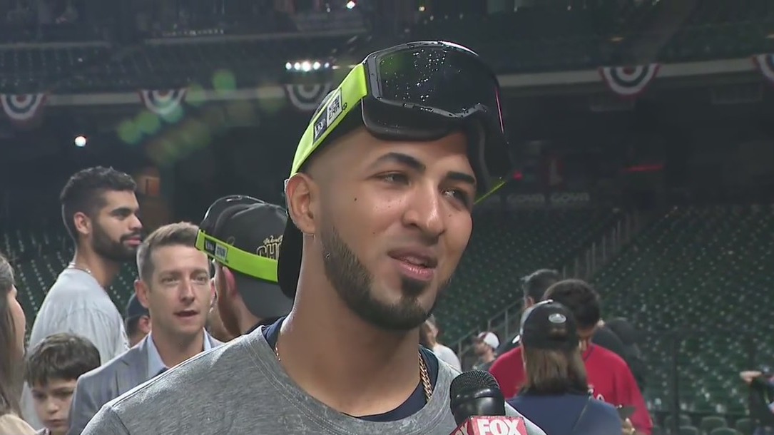 Eddie Rosario says he is so happy for Atlanta
