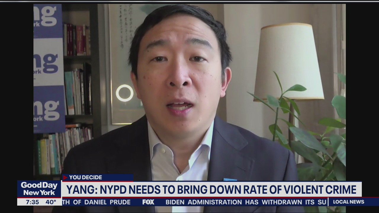 Andrew Yang on city business tour