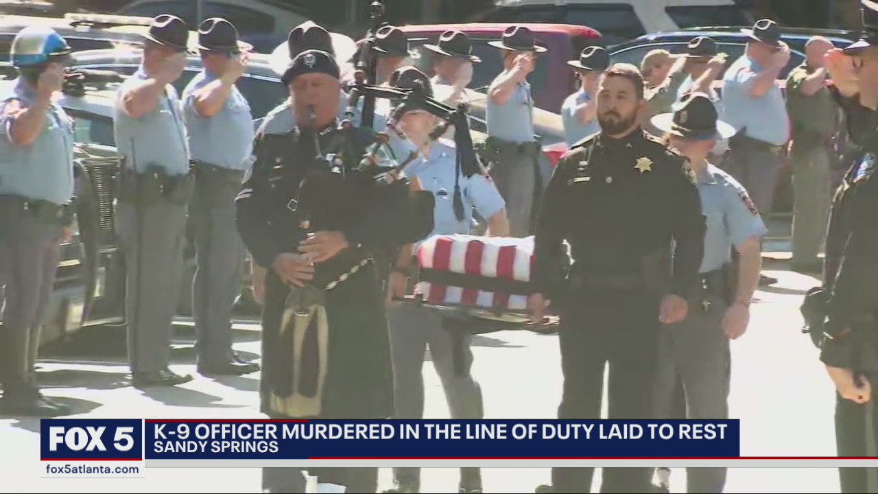Georgia State Patrol K-9 killed in line of duty laid to rest | FOX 5 ...