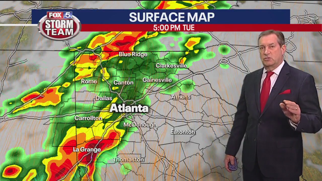 Threat of severe storms starting Tuesday afternoon | FOX 5 Atlanta