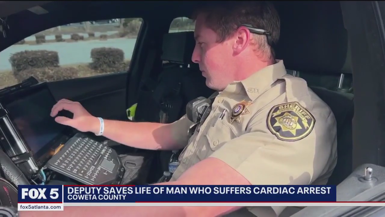 Deputy saves life of man who suffers cardiac arrest | FOX 5 Atlanta