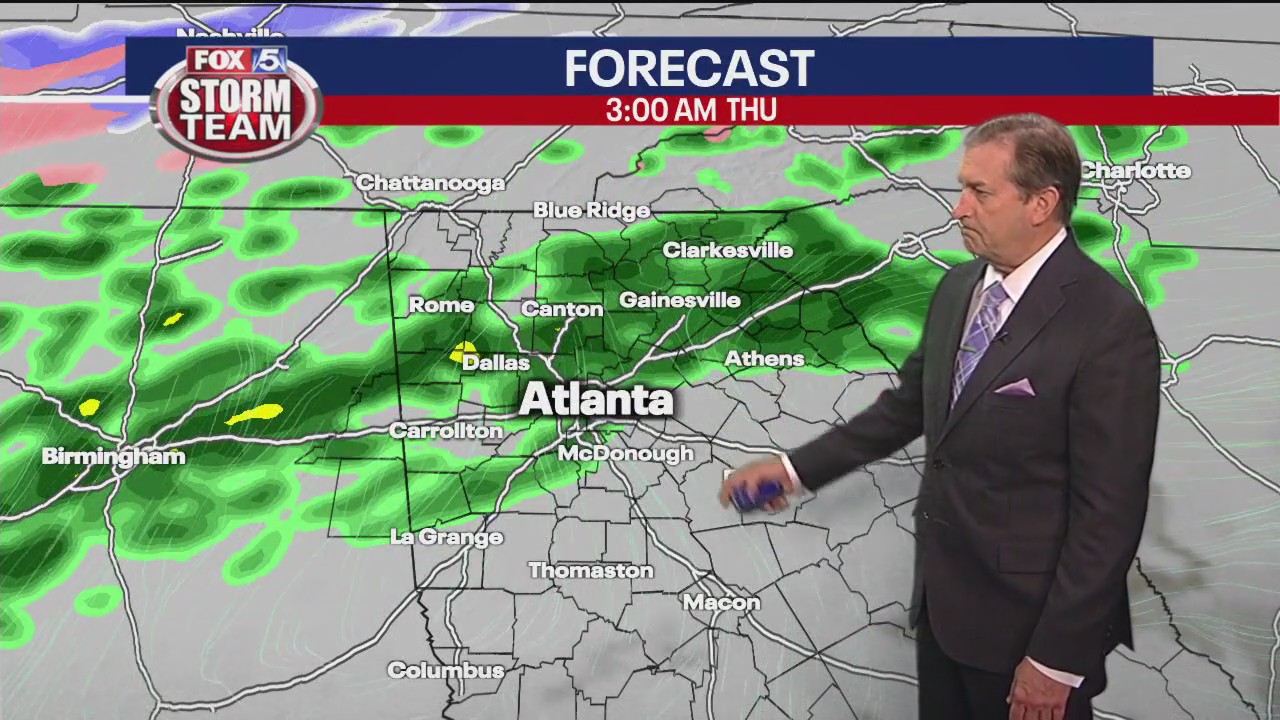 Tuesday late evening forecast | FOX 5 Atlanta