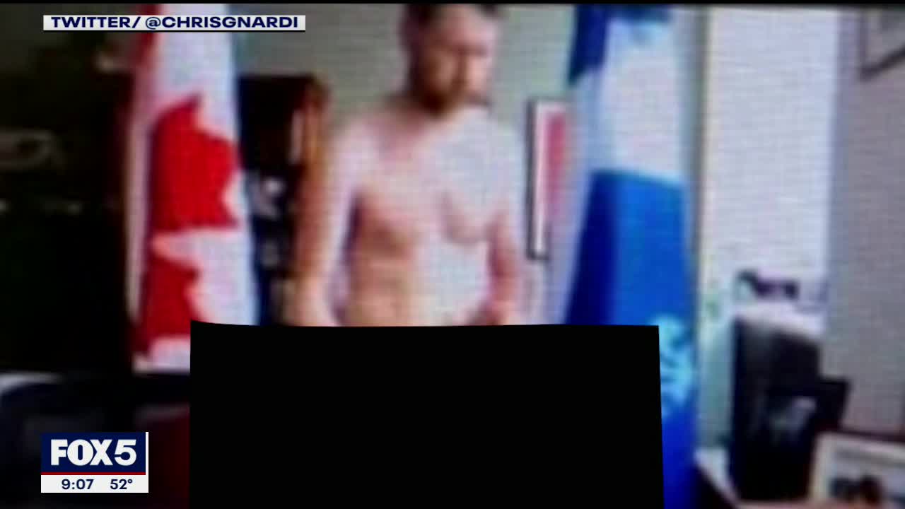 Lawmaker naked on video