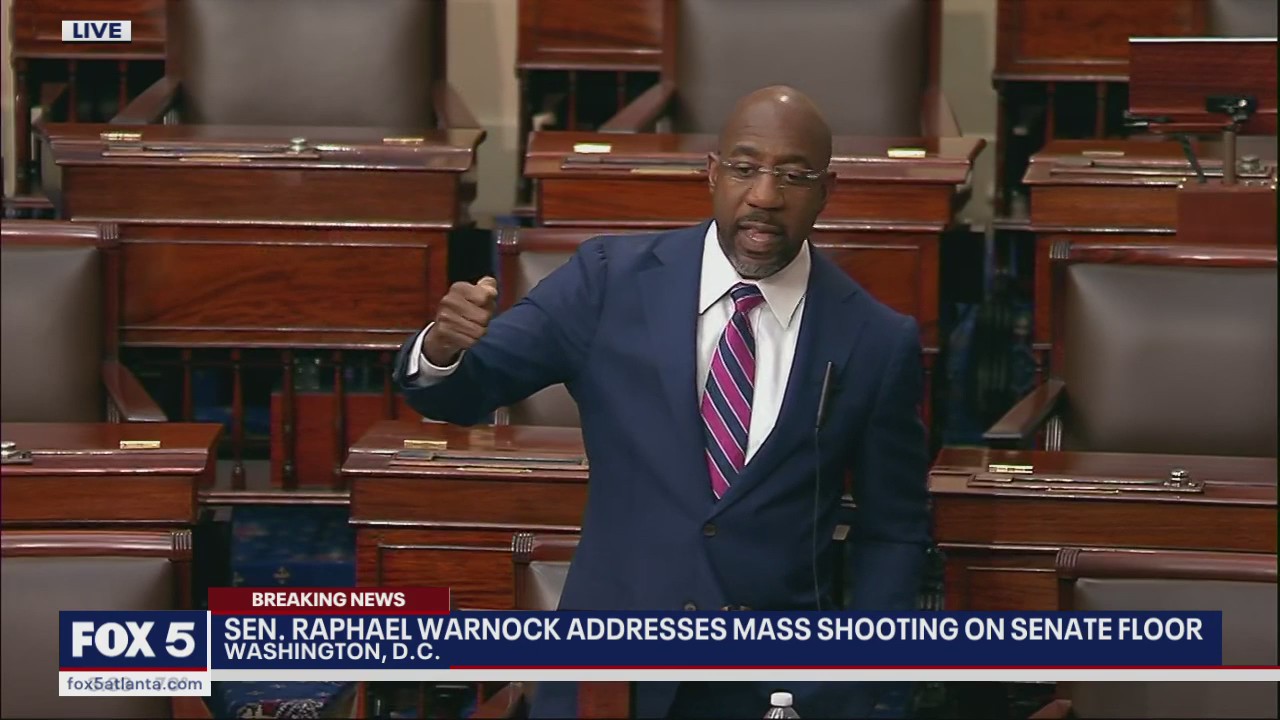 Warnock reacts to Midtown Atlanta shooting