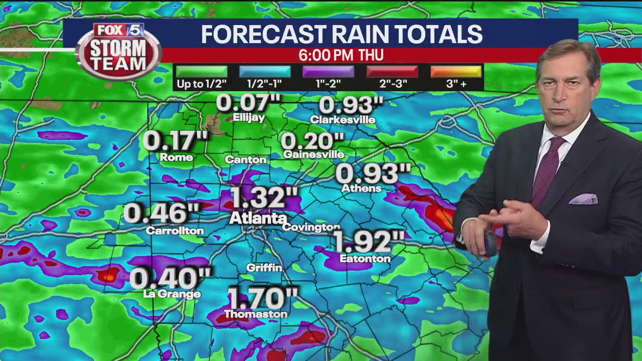 Tuesday night forecast update | FOX 5 Atlanta