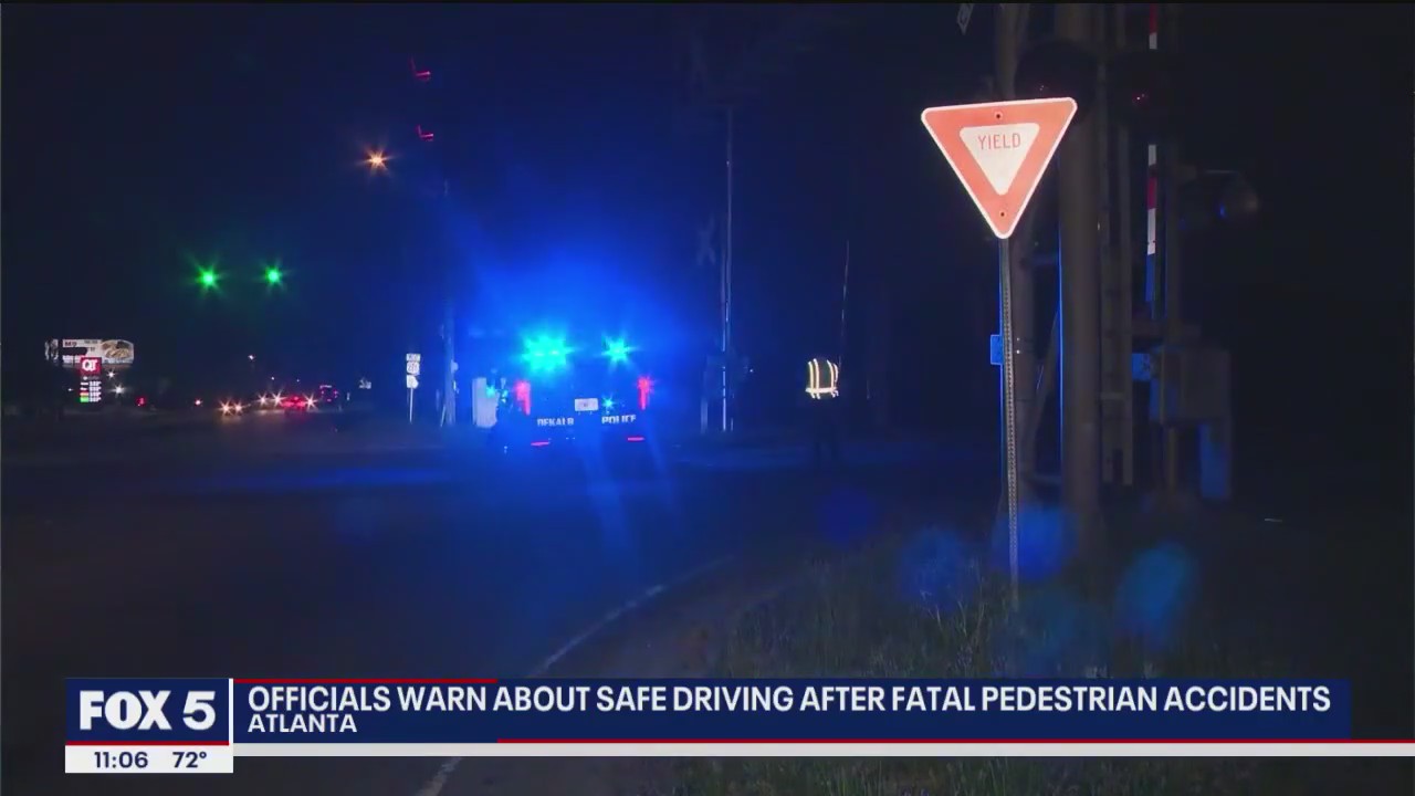 Increase in fatal pedestrian accidents | FOX 5 Atlanta