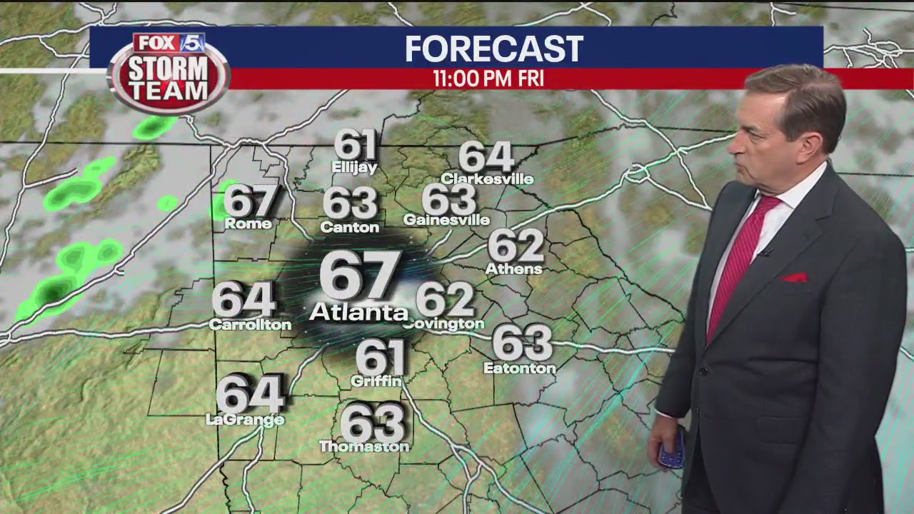 Thursday night forecast update | FOX 5 Atlanta