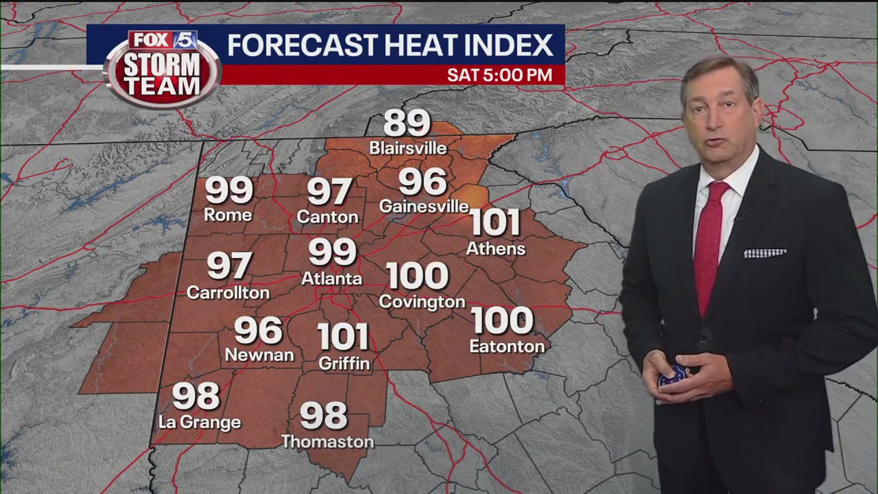 Fourth of July weekend heat forecast | FOX 5 Atlanta