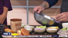 BeetleCat celebrating Shark Week with luau