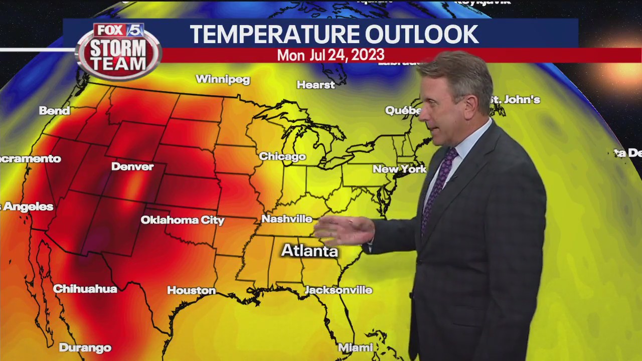 Monday afternoon forecast