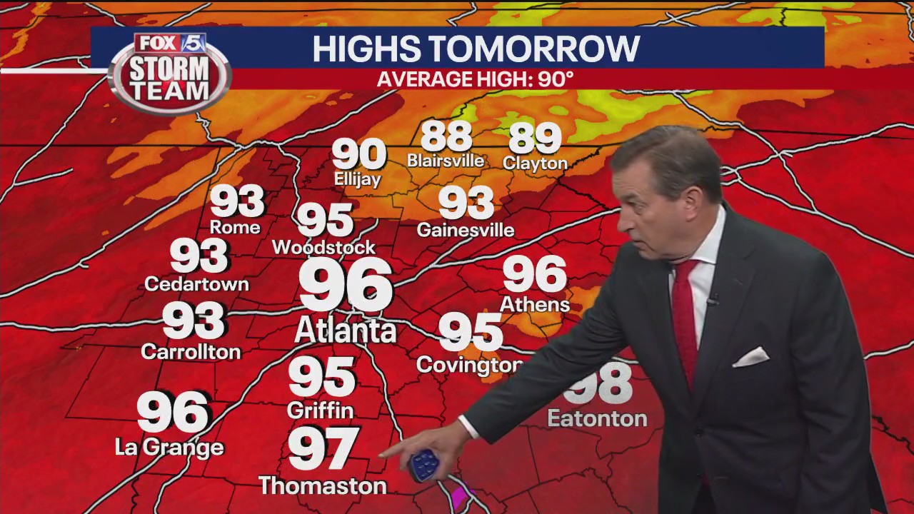 Monday evening forecast