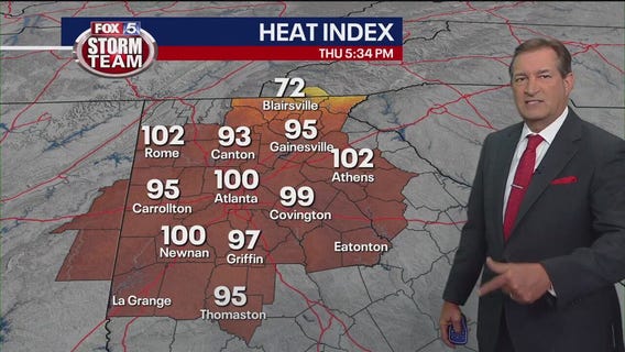 Thursday evening forecast