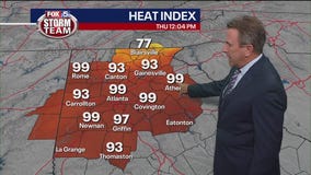 Thursday midday weather forecast