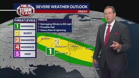 Severe storm threat returns Friday