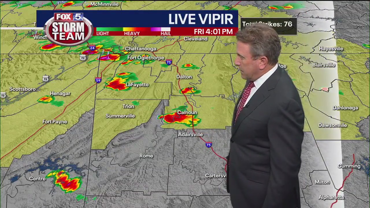 Another threat of severe storms on Friday