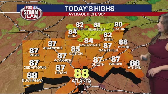 Sunday morning weather forecast