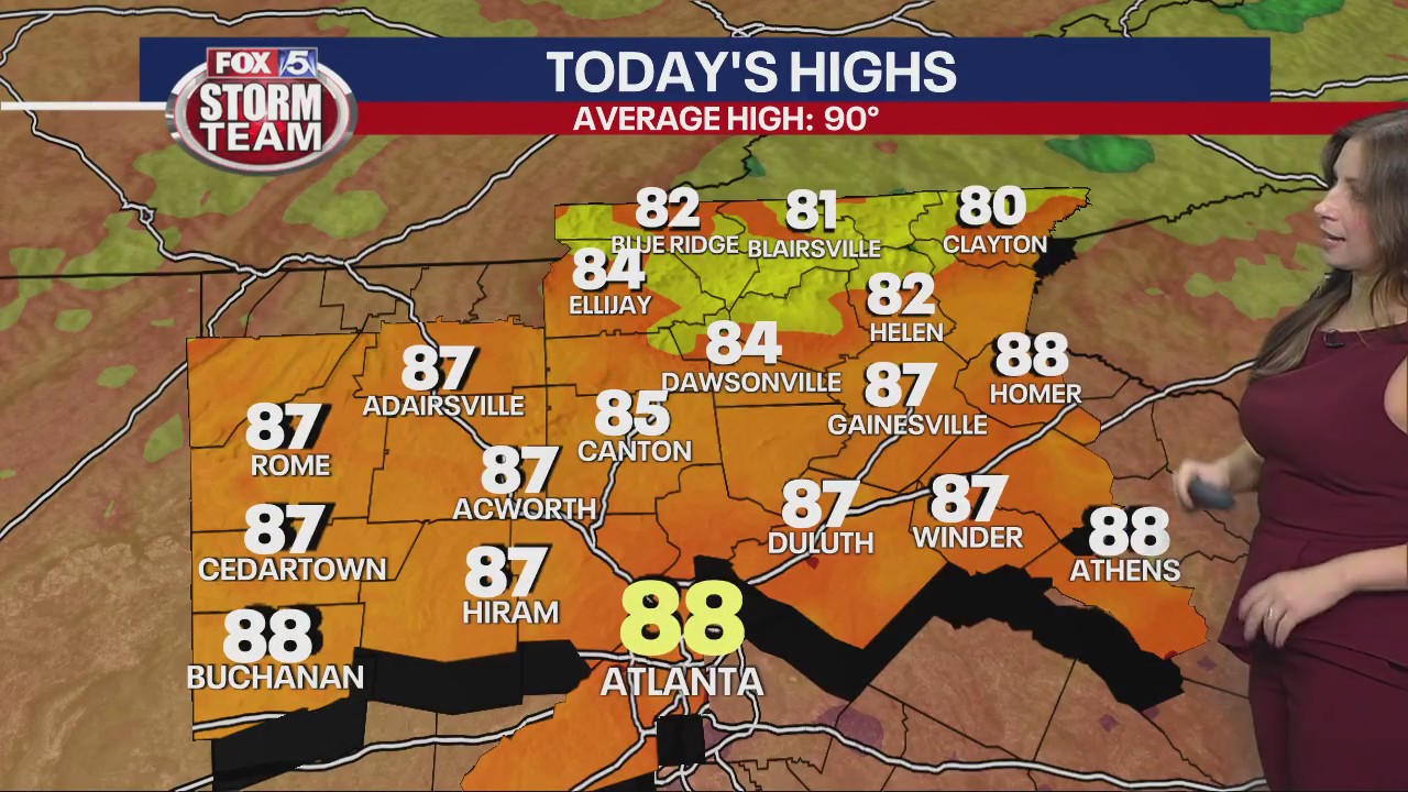 Sunday morning weather forecast