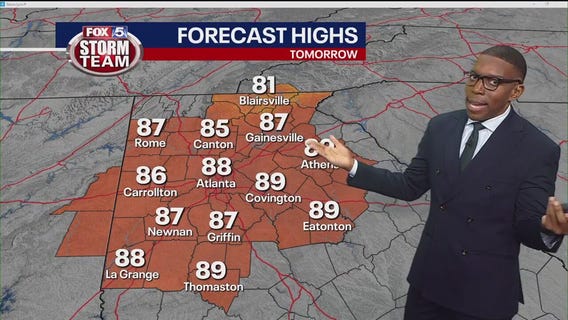 Saturday evening forecast update