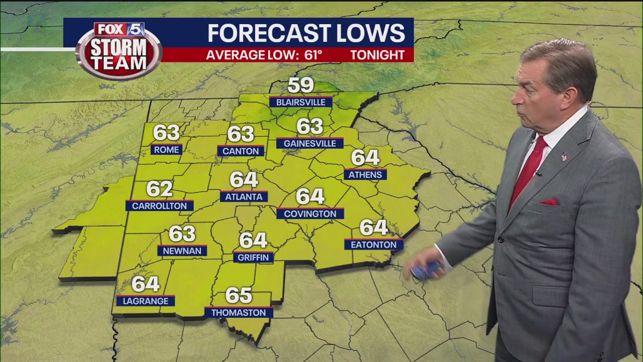 Tuesday night forecast | FOX 5 Atlanta
