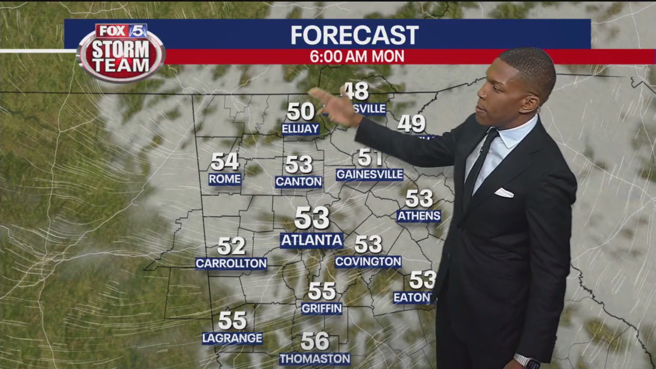 Weekend forecast update | FOX 5 Atlanta