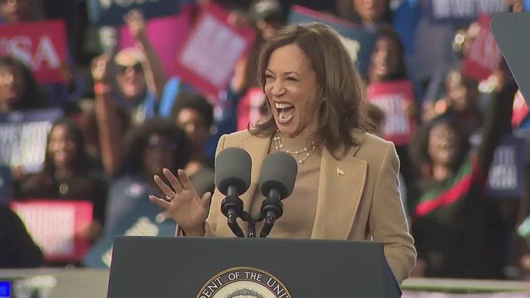 Harris shocked at massive early voter turnout in Georgia | FOX 5 Atlanta