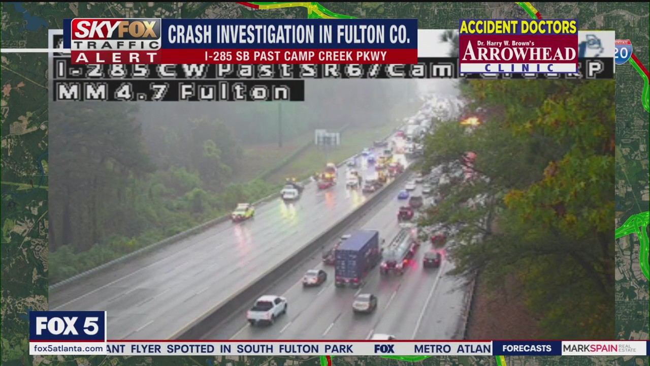 Crash investigation in Fulton County | FOX 5 Atlanta